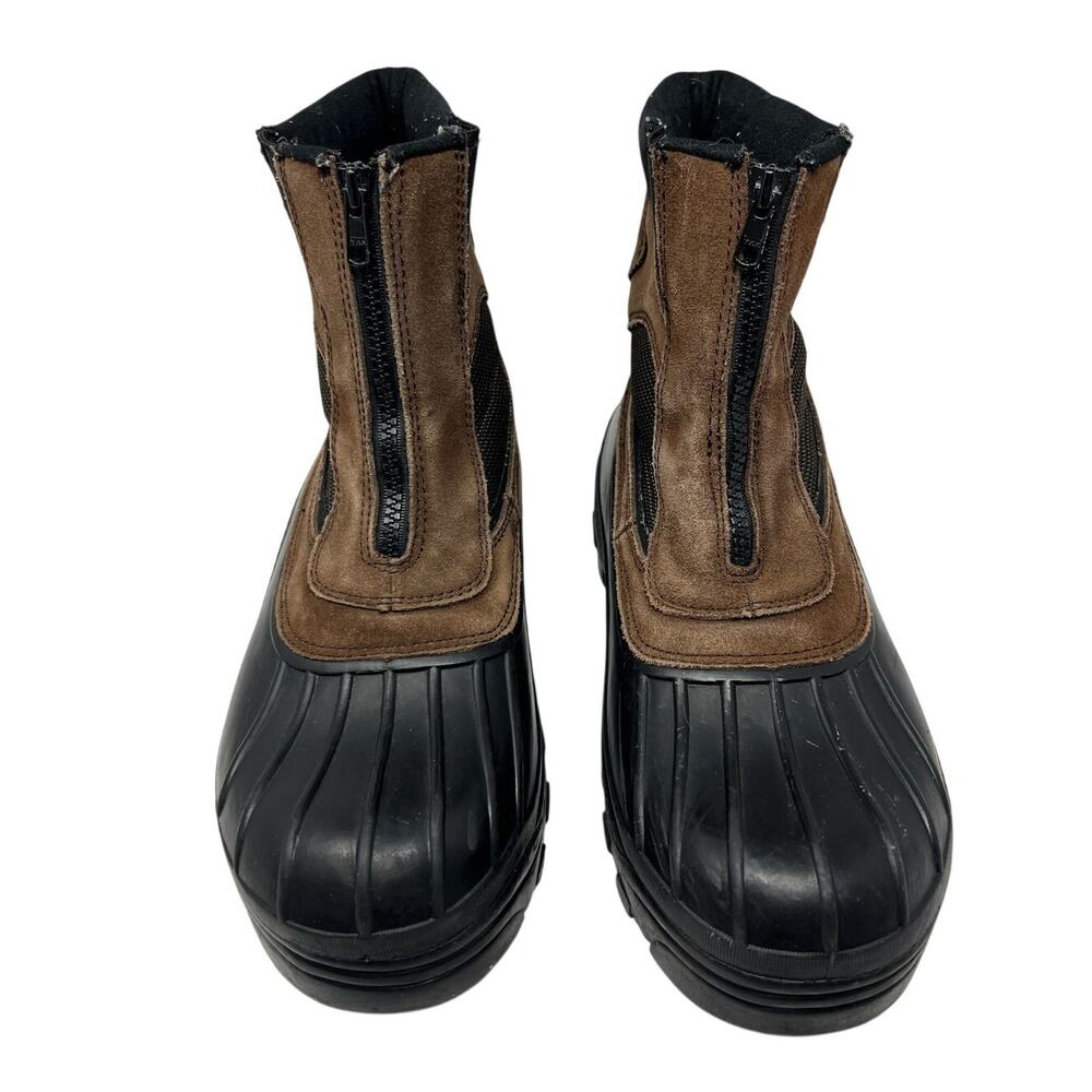 Men Covington Brown Leather Waterproof Insulated Work Outdoor Boots 11 - Picture 3 of 10